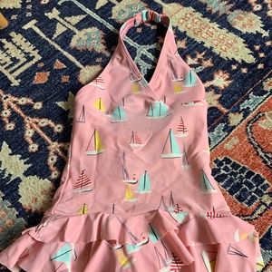 Hanna Andersson size 120 halter style swimsuit